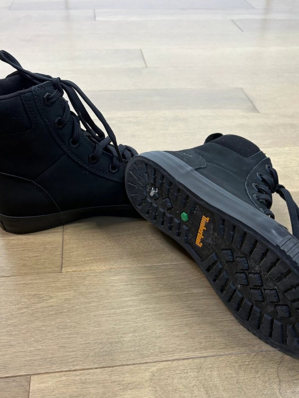 TIMBERLAND women's black boots size 5.5 - Picture 3 of 3
